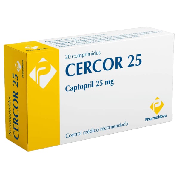 CERCOR 25 MG 20 COMPRIMIDOS