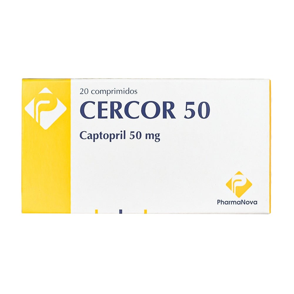 Cercor 50 mg 20 Comprimidos
