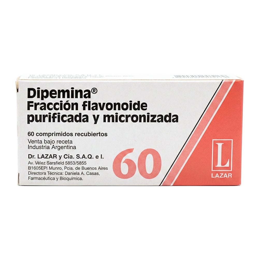 Dipemina 500 mg 60 Comprimidos Recubiertos