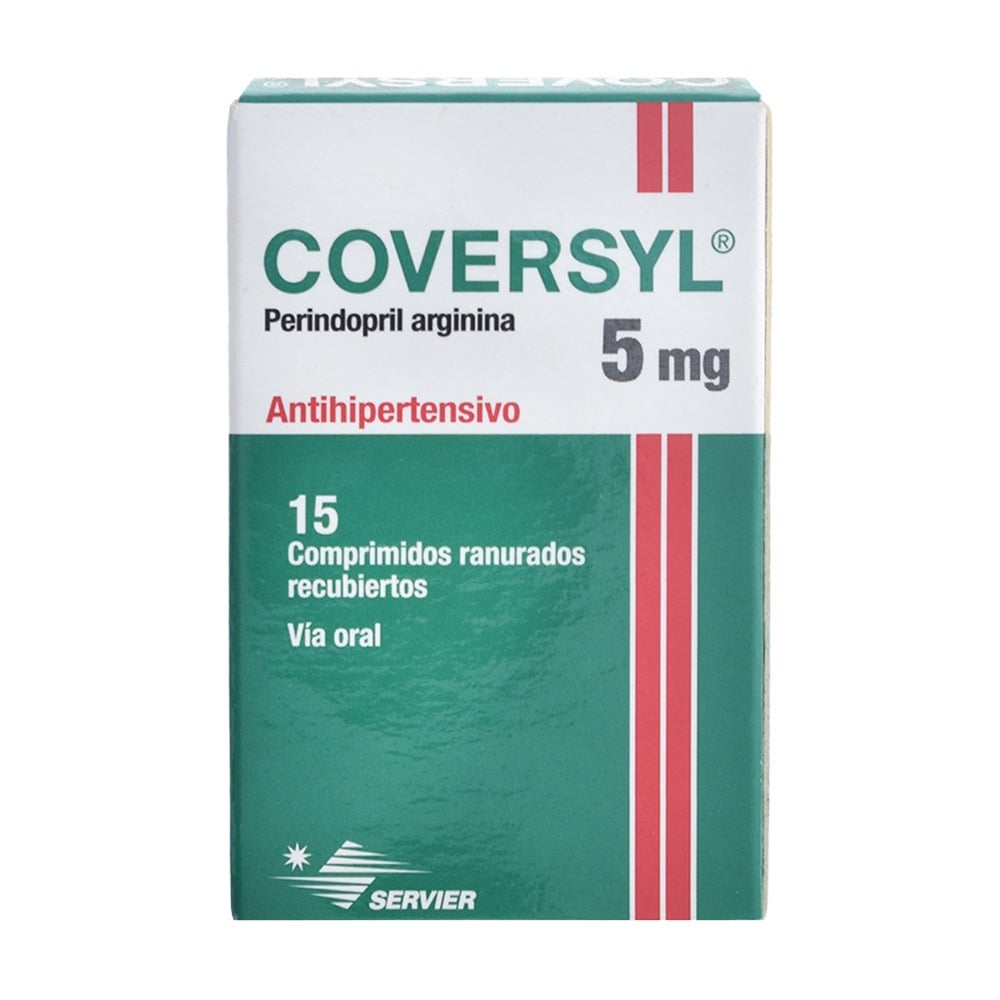 Coversyl 5 mg 15 Comprimidos Ranurados Recubiertos