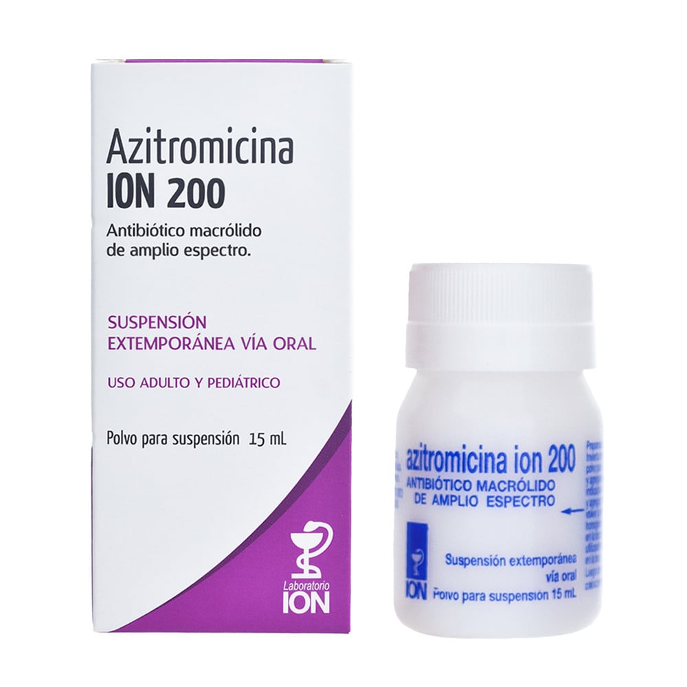 Azitromicina ION 200 mg Suspensión 15 ml