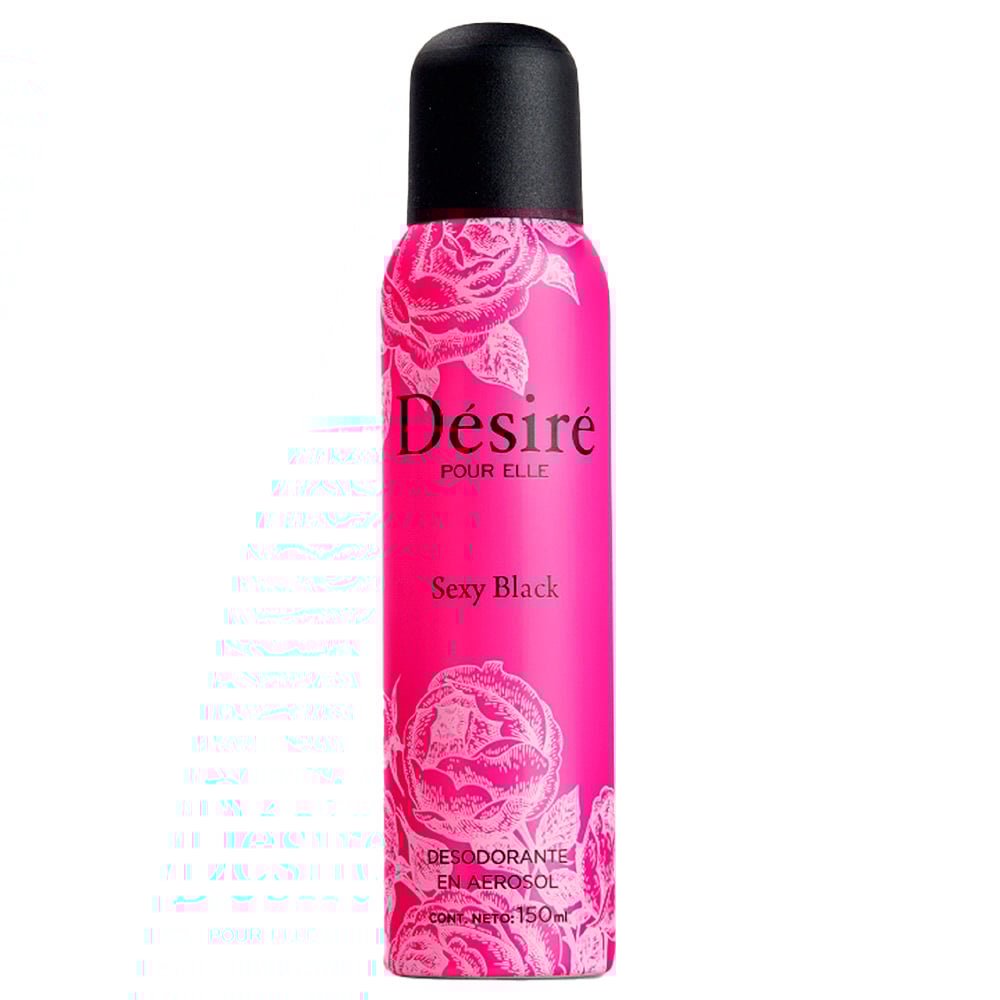 Desodorante en Aerosol Désiré Sexy Black 150 ml