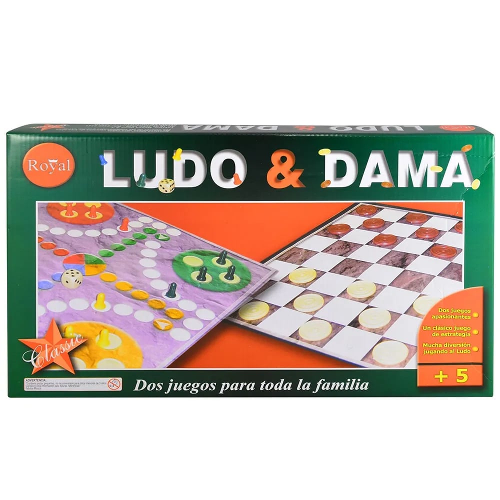 Juego Royal Ludo y Dama