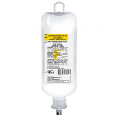 Suero Fisiológico 0.9% 500 ml