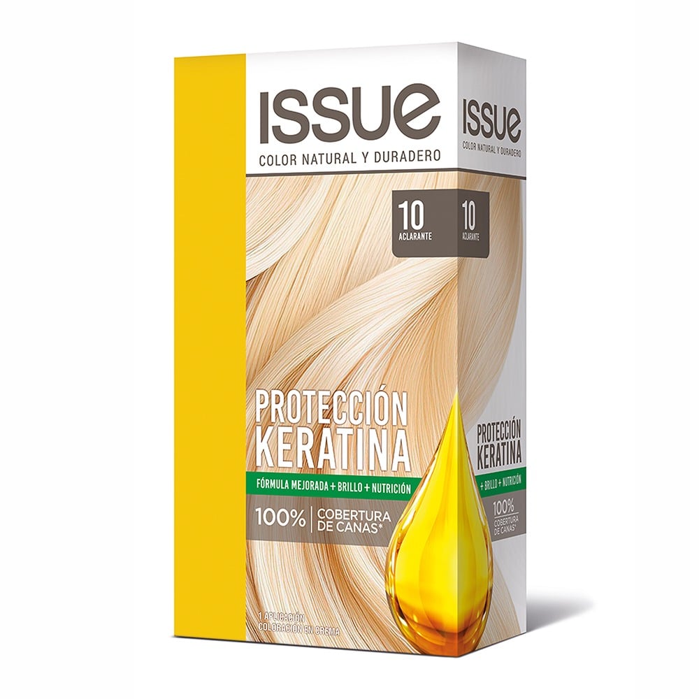 Kit Tinta Issue Keratina N°10 Aclarante