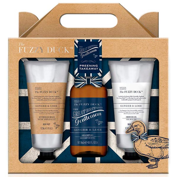 Set Baylis & Harding Men The Fuzzy Duck Men's Ginger & Lime 3 Unidades