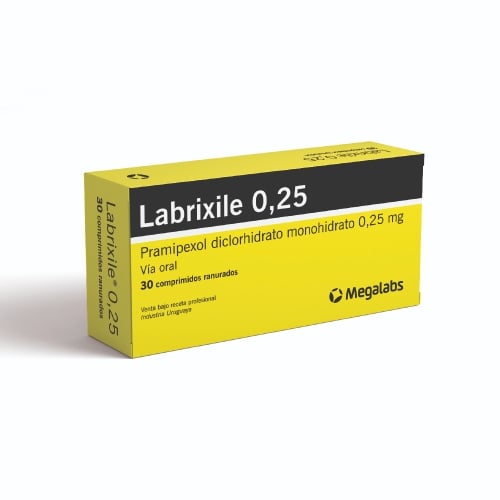 Labrixile 0.25 mg 30 Comprimidos Ranurados