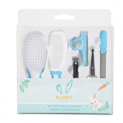 Set Rabbit de Peine, Cepillo, Tijera y Cortauñas