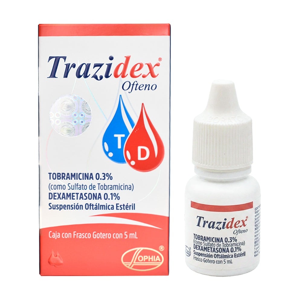 Trazidex 3 mg/1 mg Solución Oftálmica 5 ml