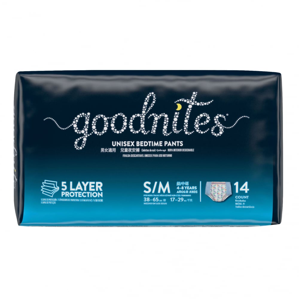 Pañales Goodnites S-M 14 Unidades