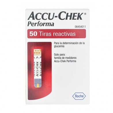 TIRAS ACCU-CHEK PERFORMA 50 UNIDADES