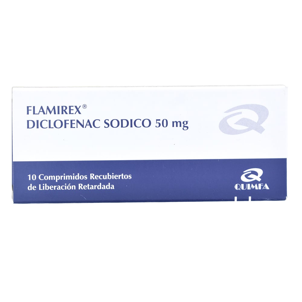 Flamirex 50 mg 10 Comprimidos