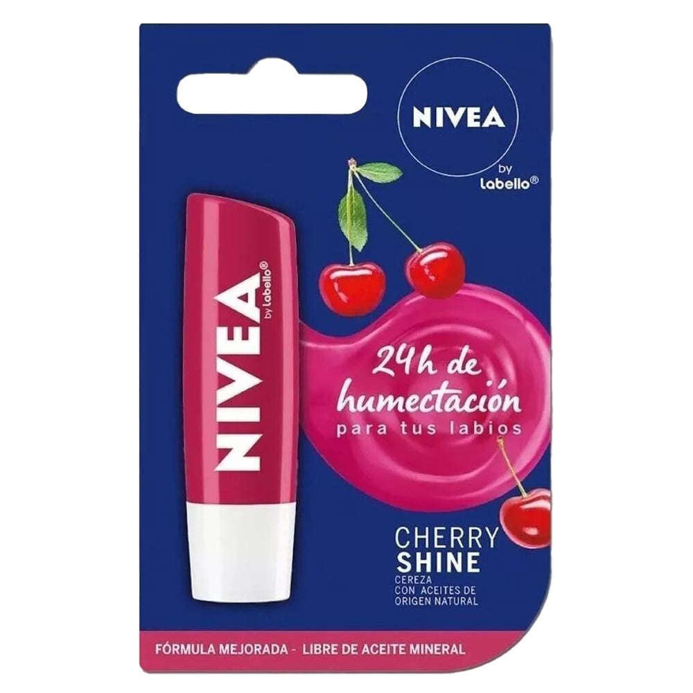Bálsamo Labial Nivea Fruity Shine FPS10 4.8 g