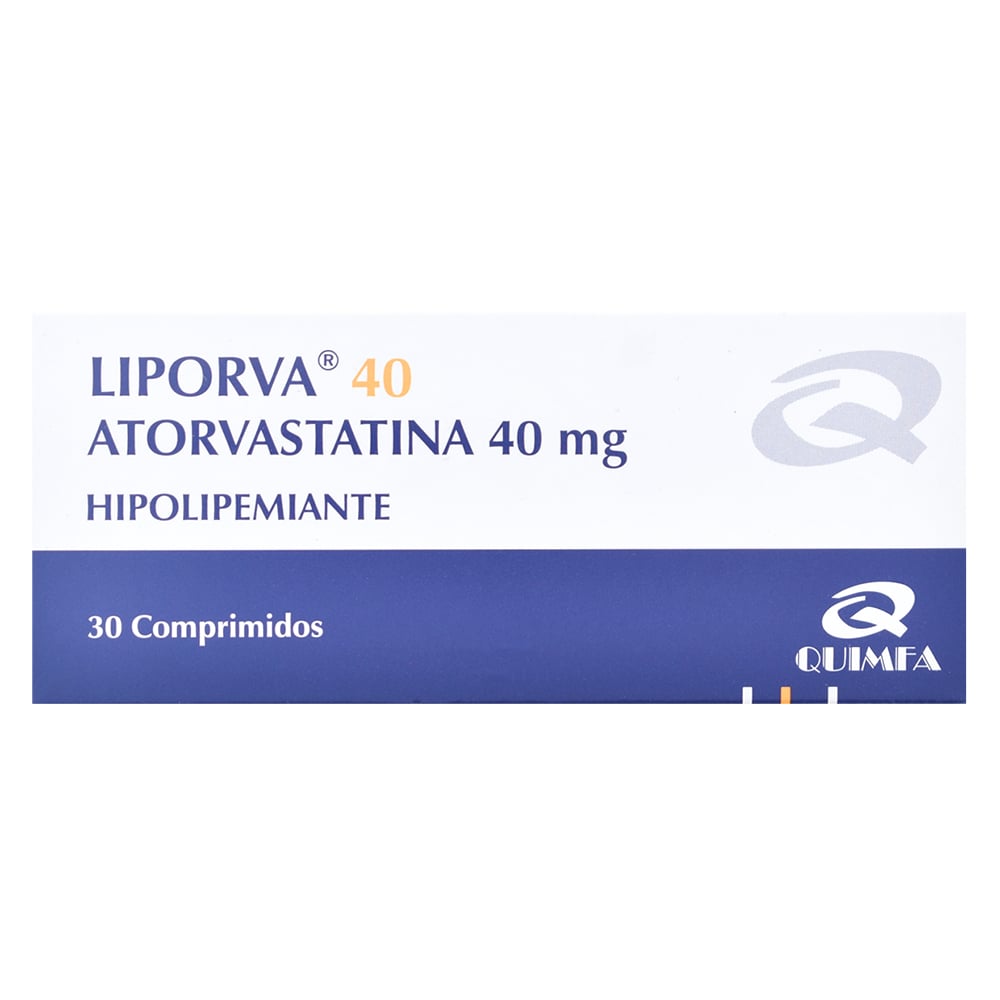 Liporva 40 mg 30 Comprimidos