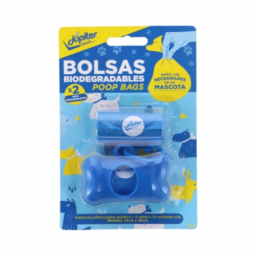 Bolsas Júpiter para Perro 2 Unidades + Dispensador