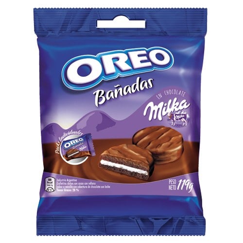Galletitas Oreo Bañadas Chocolate 119 g