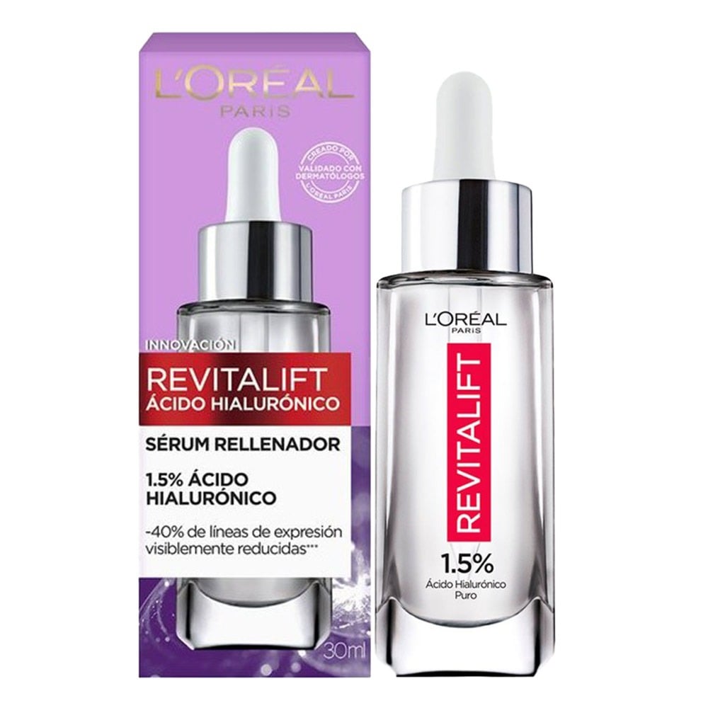 Sérum Facial L'Oréal Paris Dermo Expertise Revitalift Ácido Hialurónico Antiarrugas 30 ml