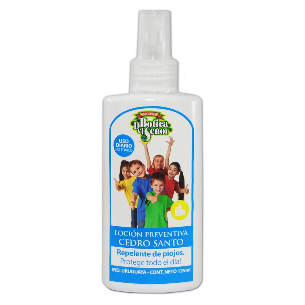 Piojicida Botica del Señor Cedro Santo Loción Preventiva 125 ml