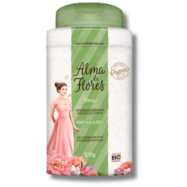 TALCO CORPORAL ALMA DE FLORES CLASICO 100 GR