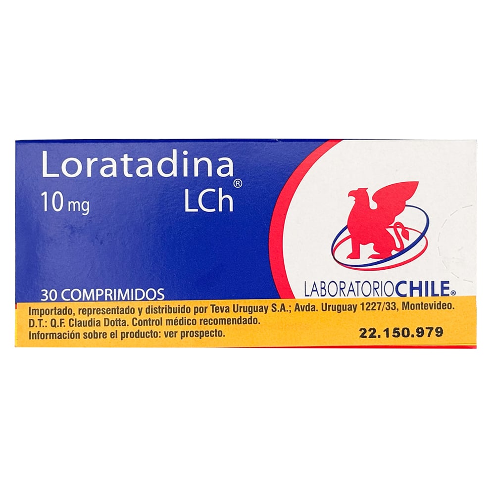 Loratadina Teva 10 mg 30 Comprimidos