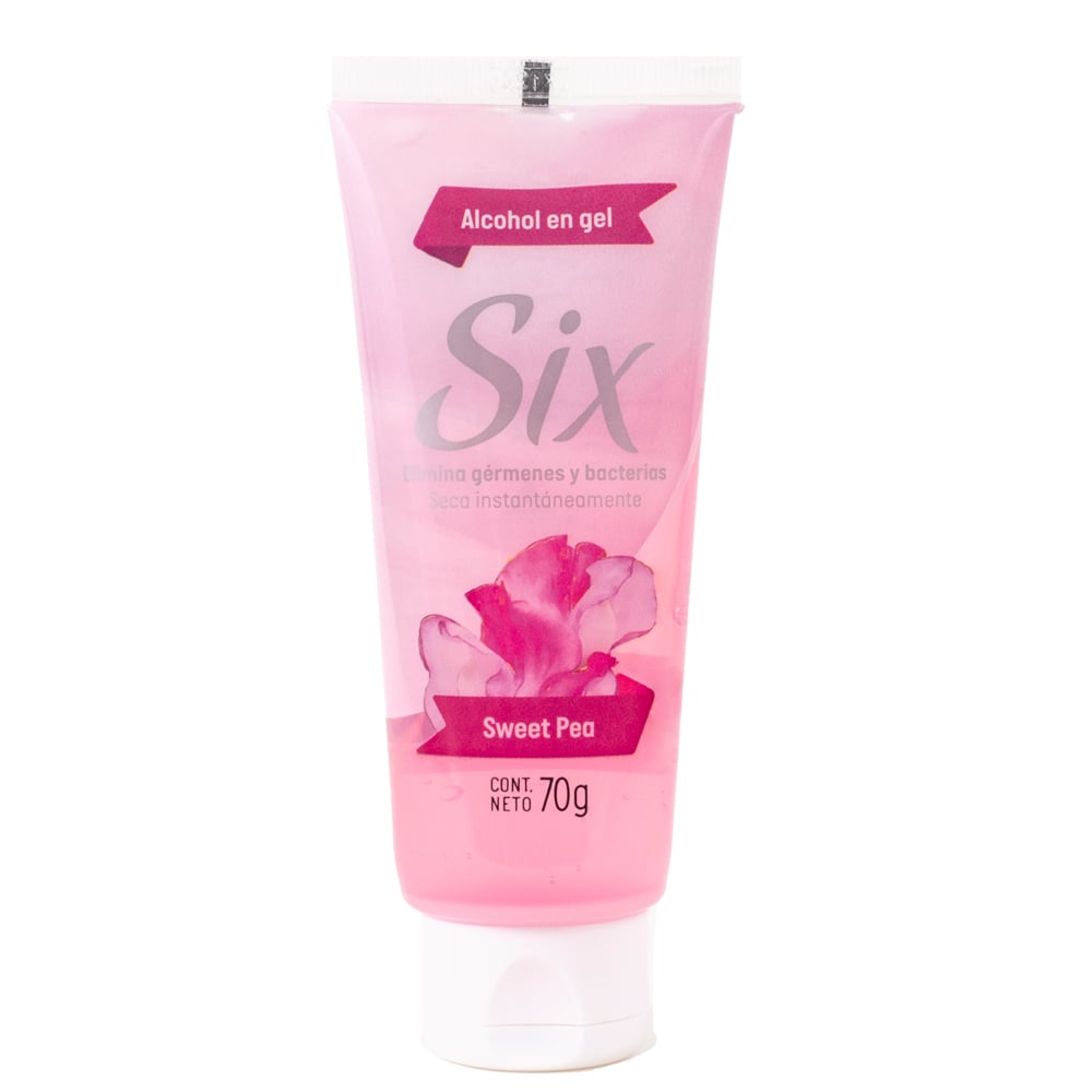 Alcohol en Gel Six Sweet Pea 70 g