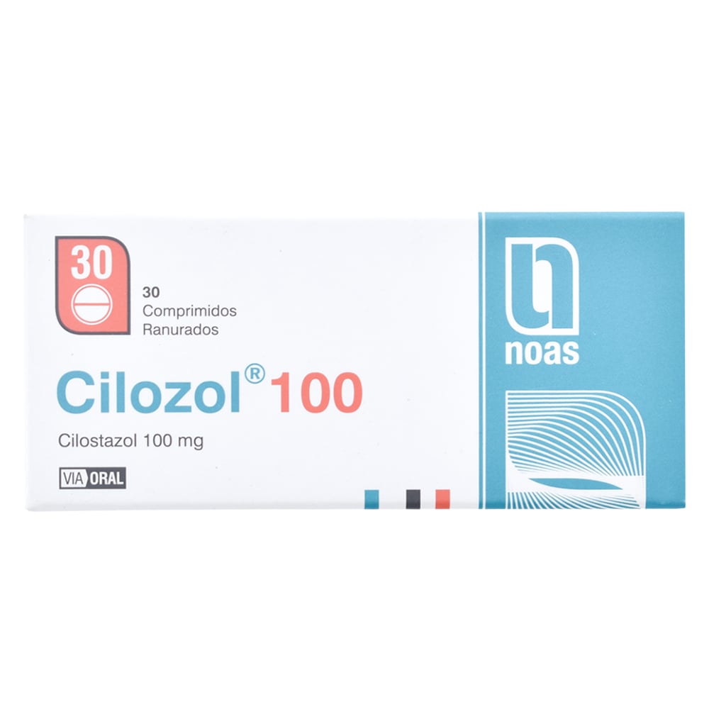 Cilozol 100 mg 30 Comprimidos Ranurados