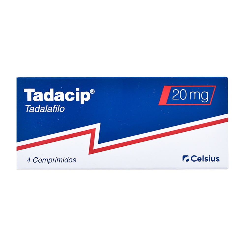 Tadacip 20 mg 4 Comprimidos