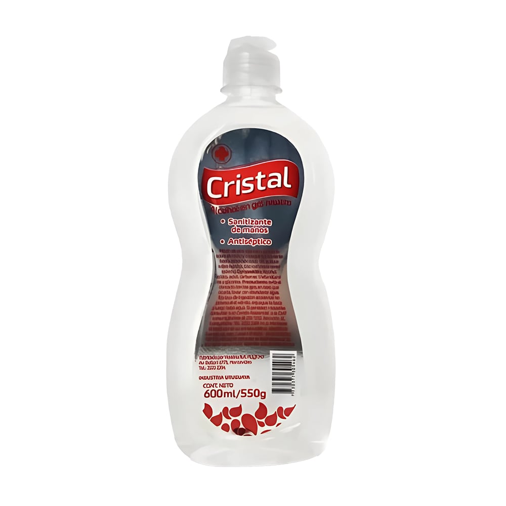 Alcohol en Gel Cristal 600 ml