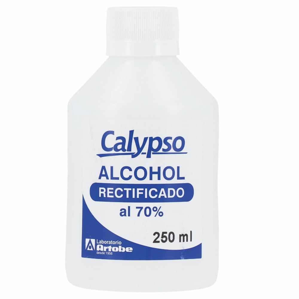 Alcohol Rectificado Calypso 70% 250 ml