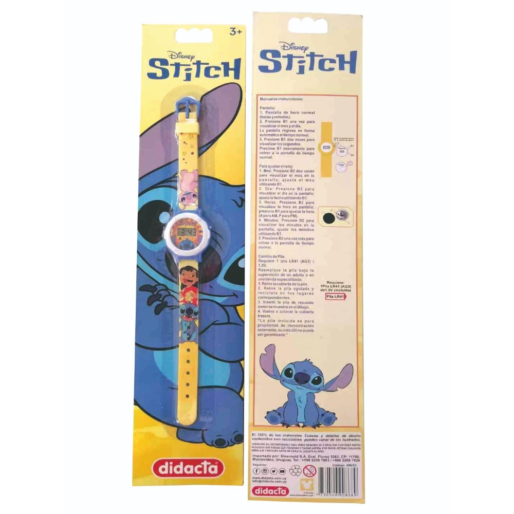 Reloj Didacta Stitch Infantil