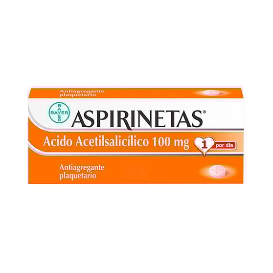 Aspirinetas 100 mg 14 Comprimidos