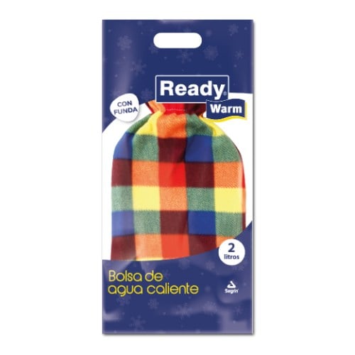 Bolsa de Agua Caliente Readywarm con Funda 2 l Diseños Surtidos
