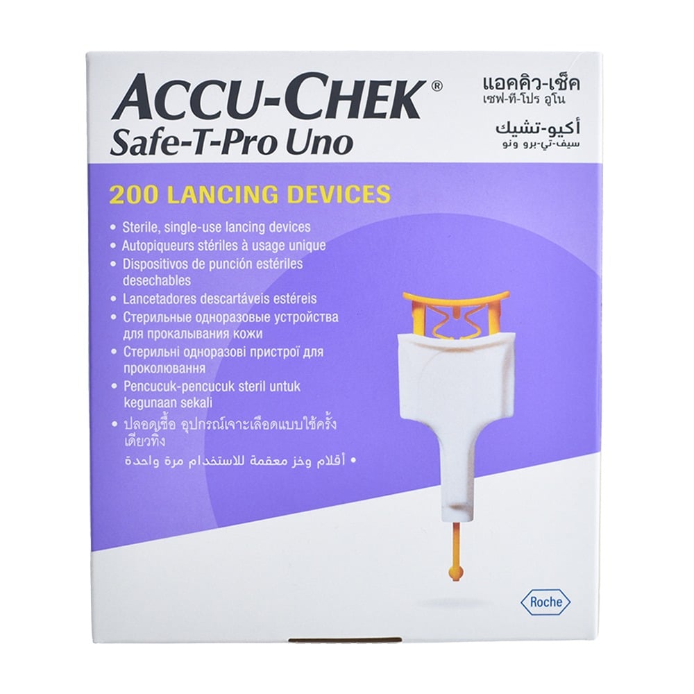 LANCETAS ACCU-CHEK SAFE 200 UNIDADES