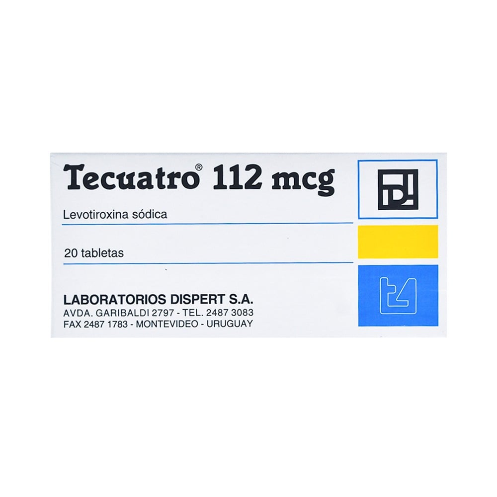 Tecuatro 112 mcg 20 Tabletas