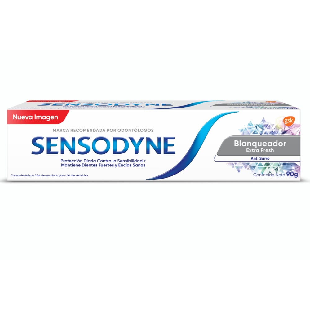 PASTA DE DIENTES SENSODYNE BLANQUEADOR EXTRA FRESH 90 GRS
