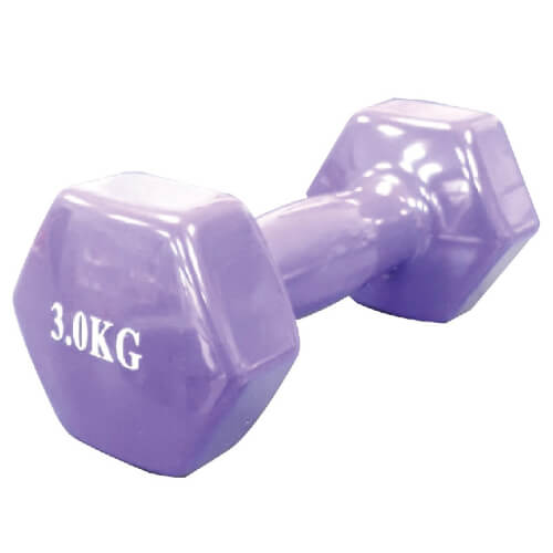 Mancuerna Hexagonal Evolution Vinílica Violeta 3 kg