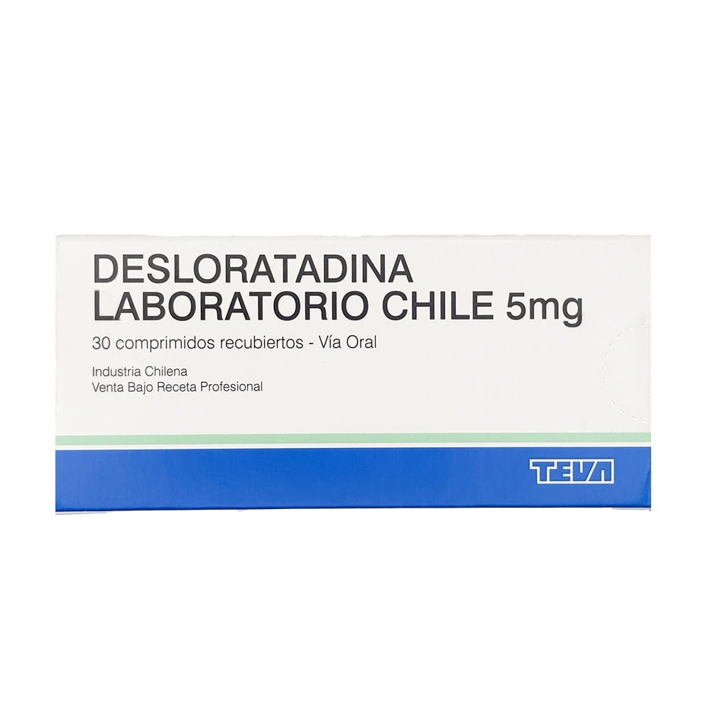 Desloratadina Teva 5 mg 30 Comprimidos Recubiertos