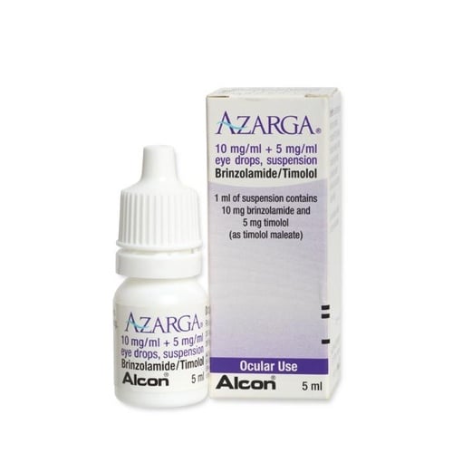 Azarga 10 mg/5 mg Solución Oftálmica 5 ml