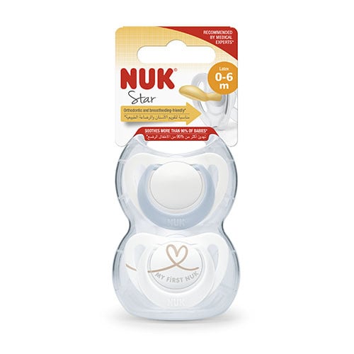 Chupete Nuk Látex Happy Kids Talle 1 2 Unidades