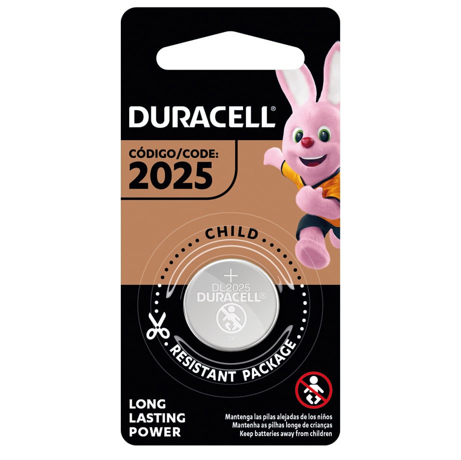 Pila Duracell Lithium DL 2025/3 Vlts 1 Unidad