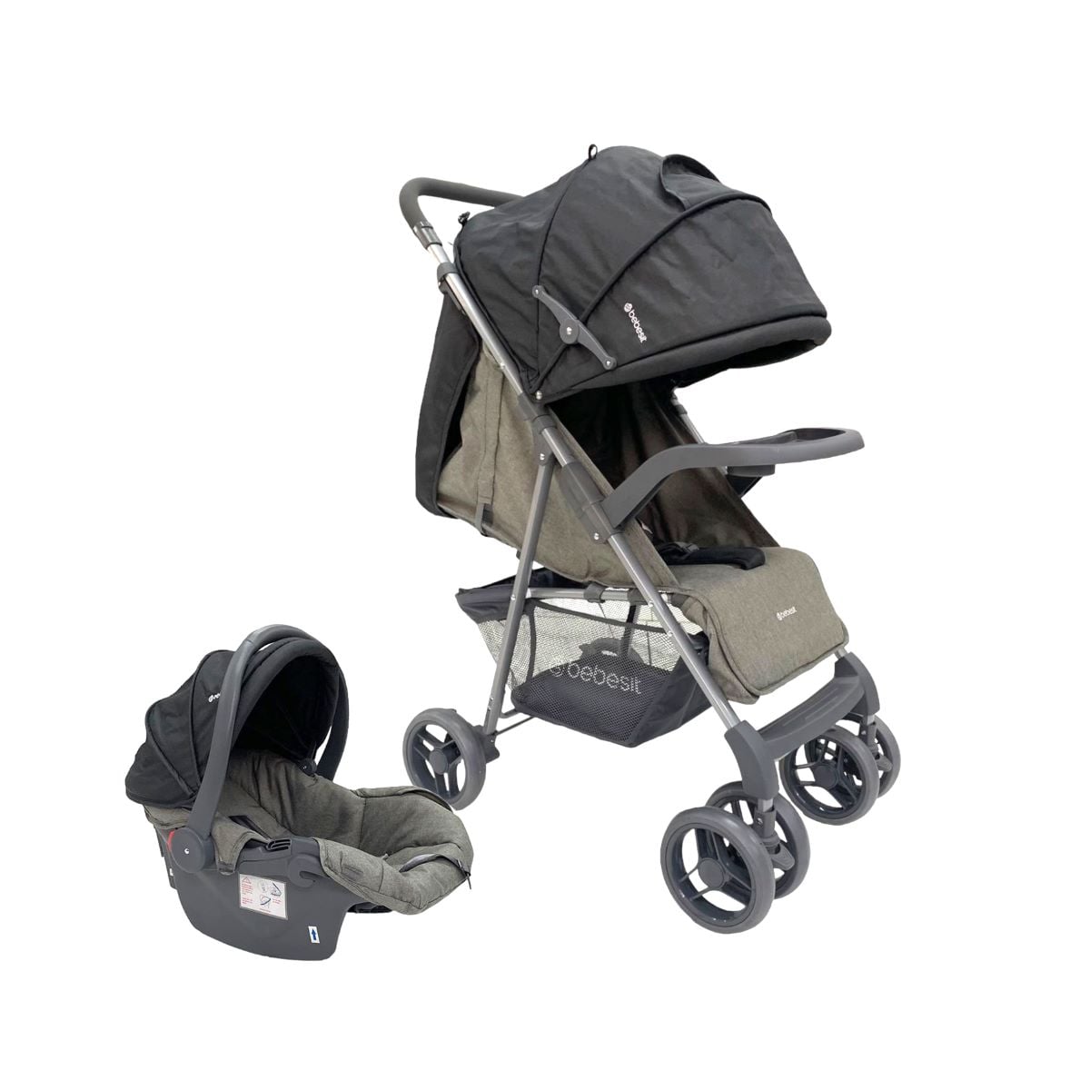 Coche Travel System Bebesit Sevilla Gris