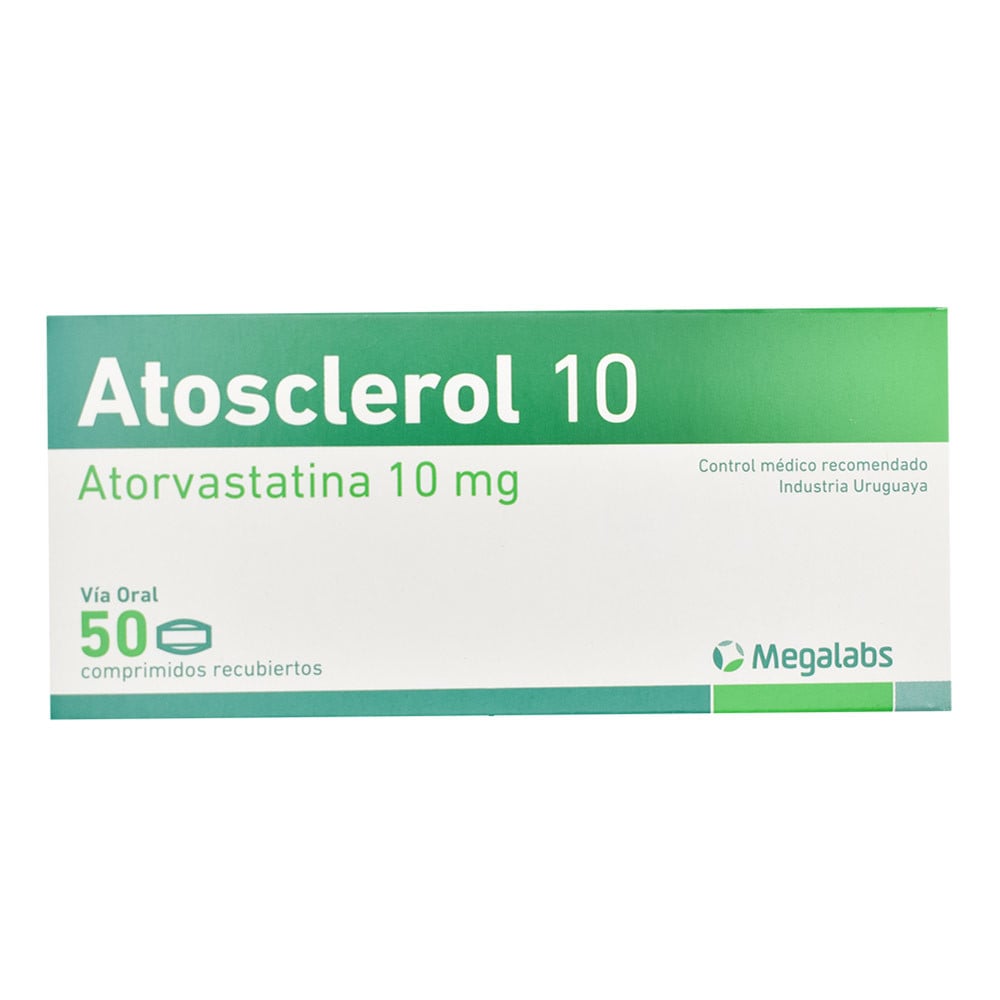 Atosclerol 10 mg 50 Comprimidos Recubiertos