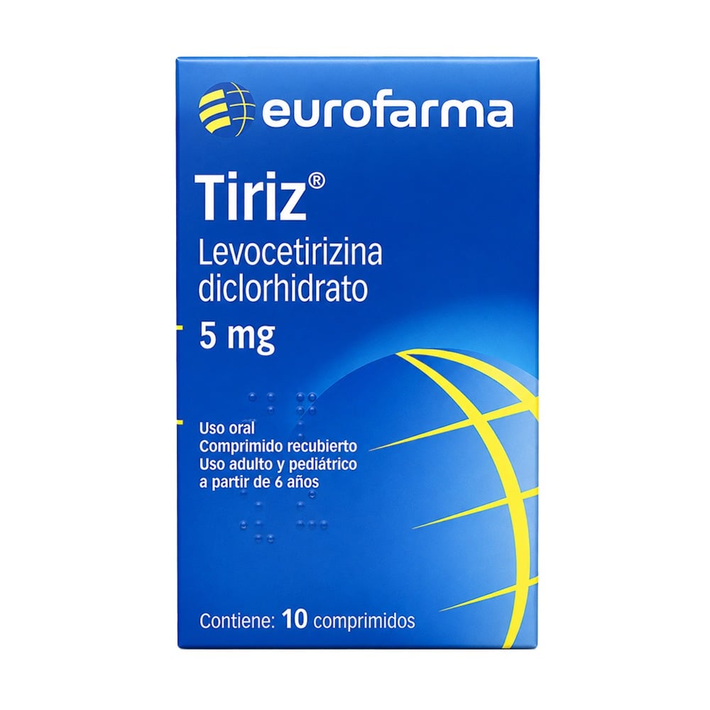 Tiriz 5 mg 10 Comprimidos