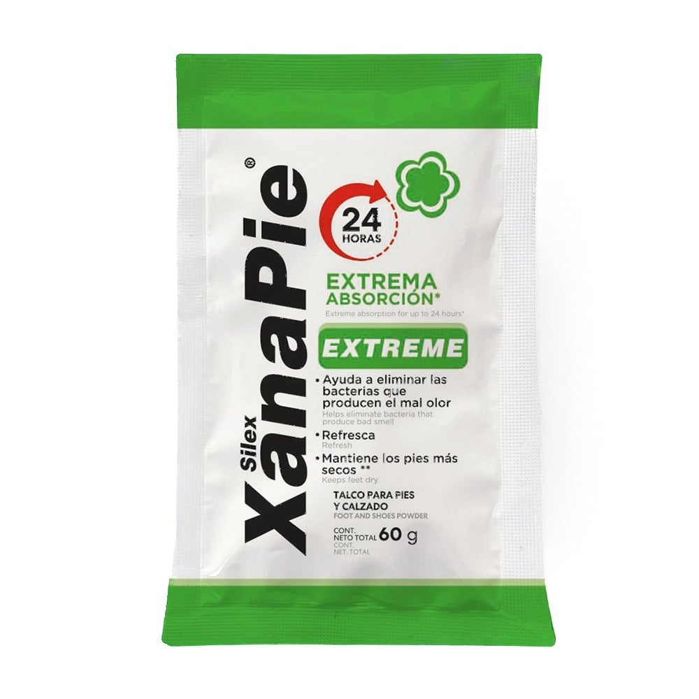 Bolsa de Repuesto Talco Pédico Xanapie Extreme 60 g