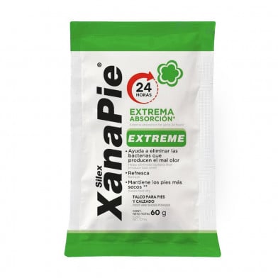 Bolsa de Repuesto Talco Pédico Xanapie Extreme 60 g