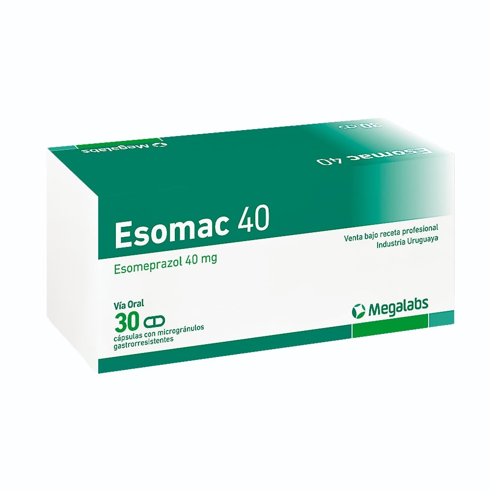 ESOMAC 40 MG 30 COMPRIMIDOS