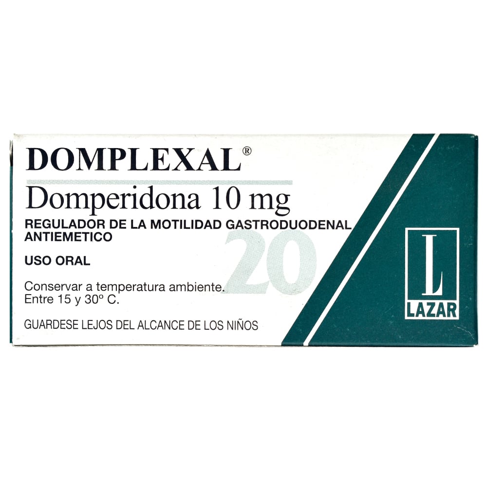 Domplexal 10 mg 20 Comprimidos Recubiertos