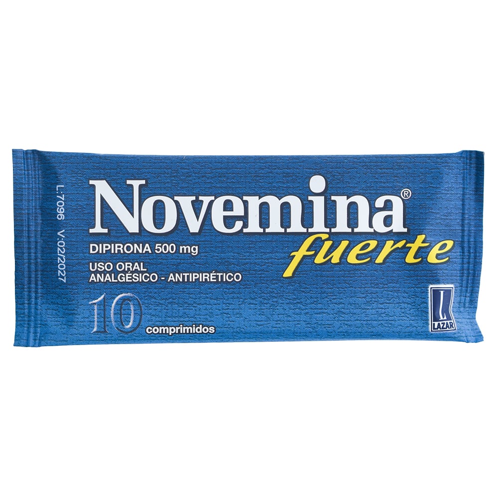 Novemina Fuerte 500 mg 10 Comprimidos