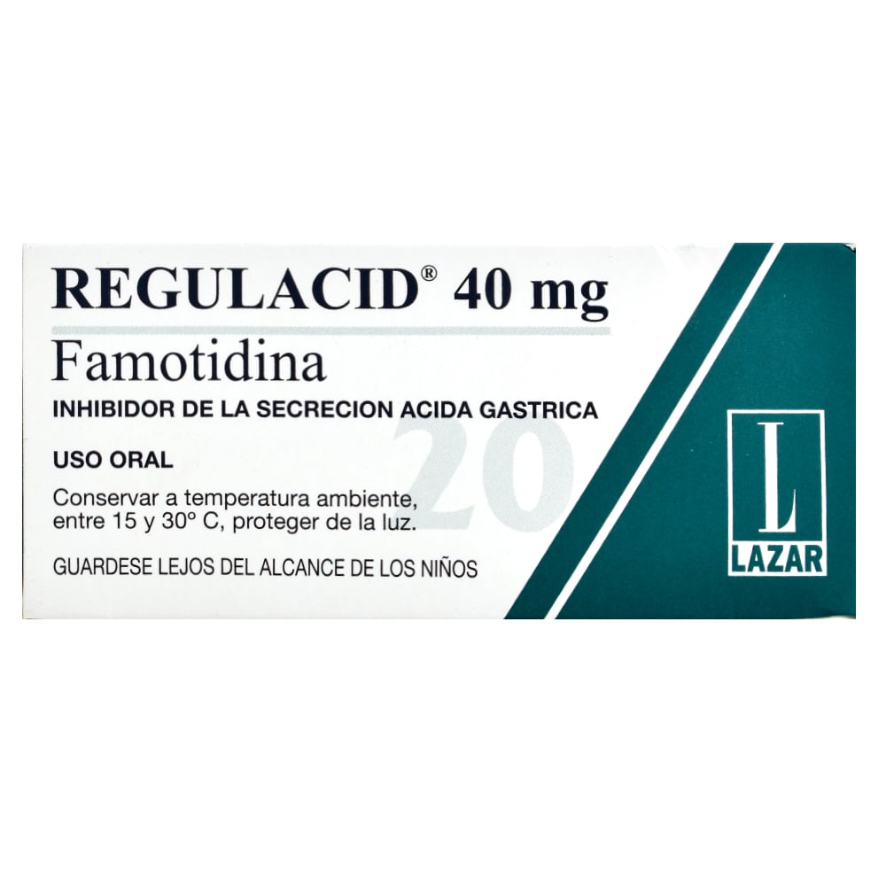 REGULACID 40 MG 20 COMPRIMIDOS