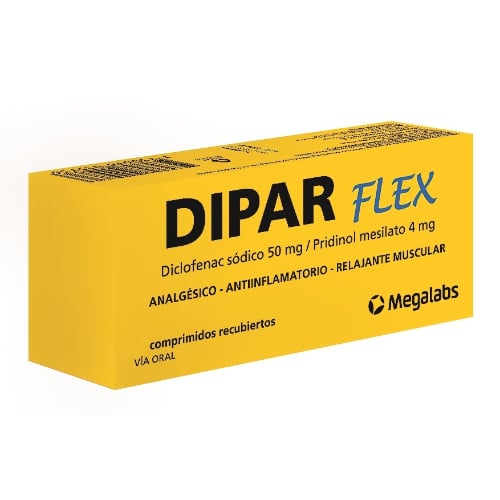 Dipar Flex 50 mg/4 mg 10 Comprimidos Recubiertos